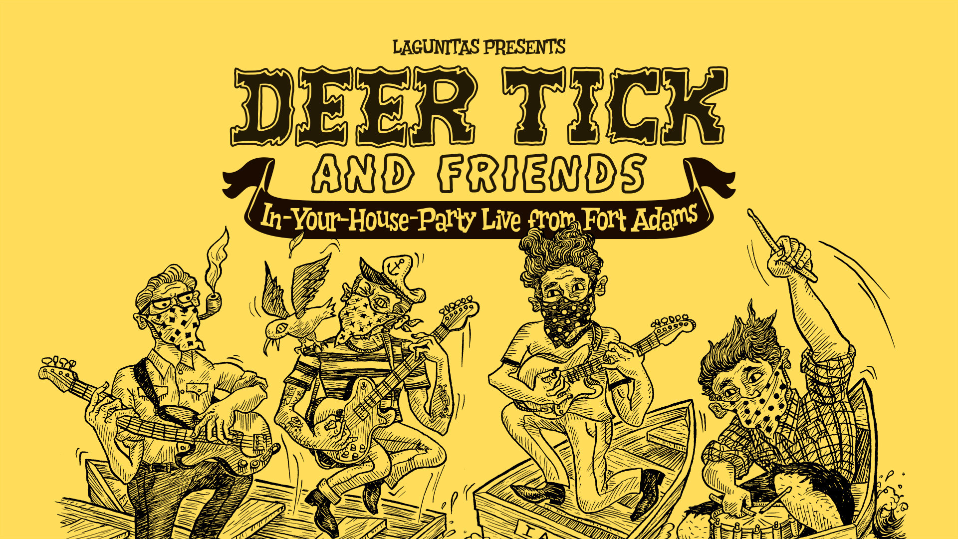 Deer Tick & Friends In-Your-House-Party Live from Fort Adams