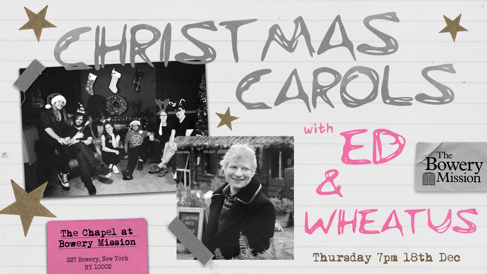 Christmas Carols with Ed and Wheatus