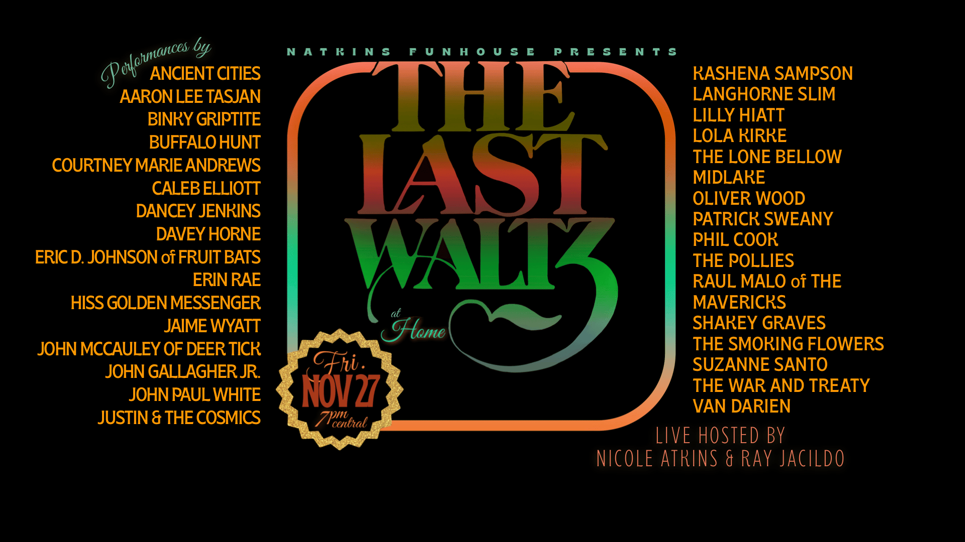 Natkins Funhouse Presents: The Last Waltz At Home